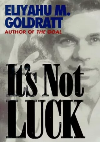 READ [PDF] It's Not Luck