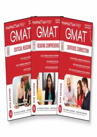 [READ DOWNLOAD] GMAT Verbal Strategy Guide Set (Manhattan Prep GMAT Strategy Guides)