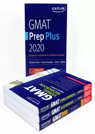 [PDF READ ONLINE] GMAT Complete 2020: The Ultimate in Comprehensive Self-Study for GMAT (Kaplan Test Prep)