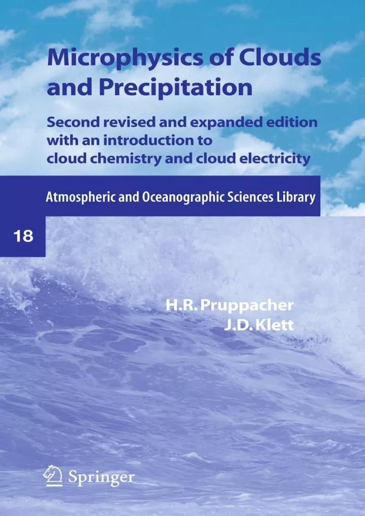 PPT - [PDF READ ONLINE] Microphysics of Clouds and Precipitation ...