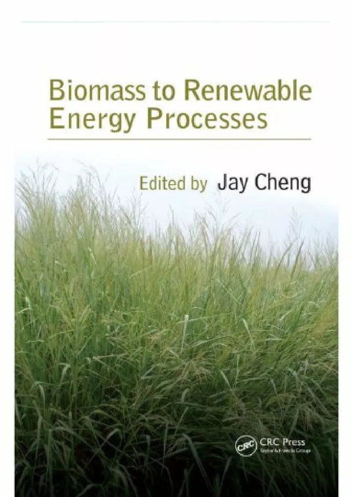 pdf download biomass to renewable energy