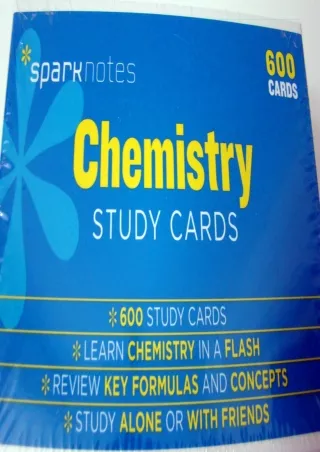 PDF_  Chemistry SparkNotes Study Cards (Volume 5)