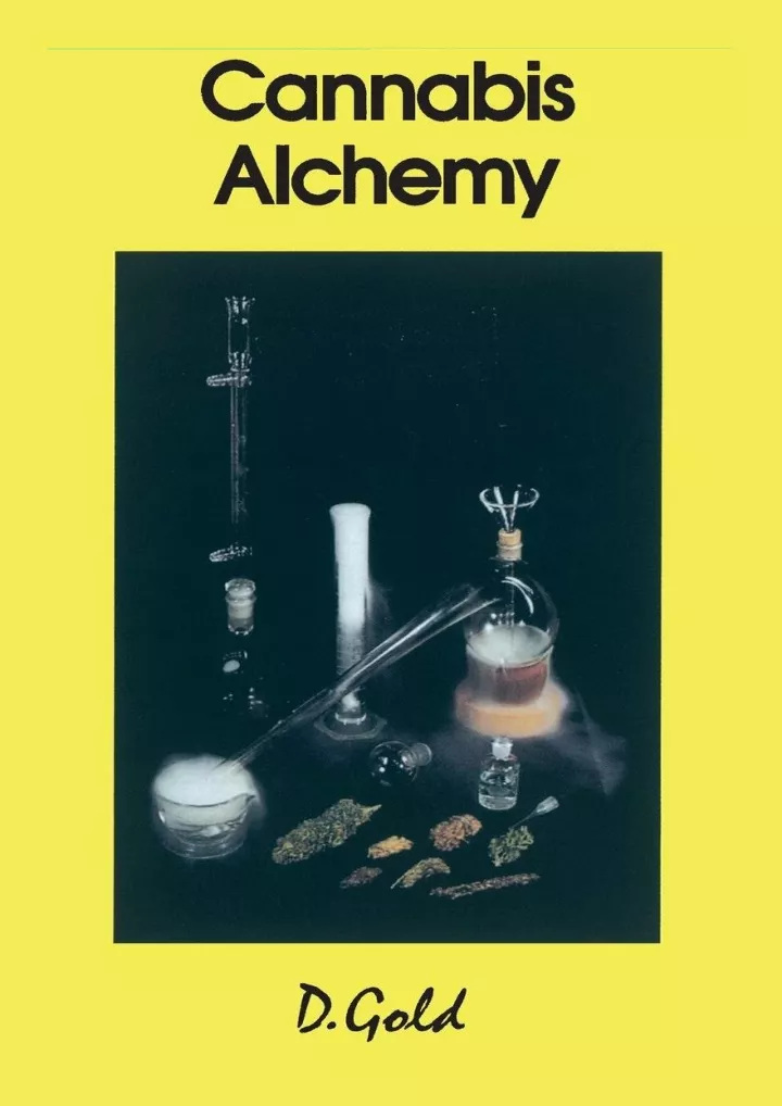 read download cannabis alchemy the art of modern