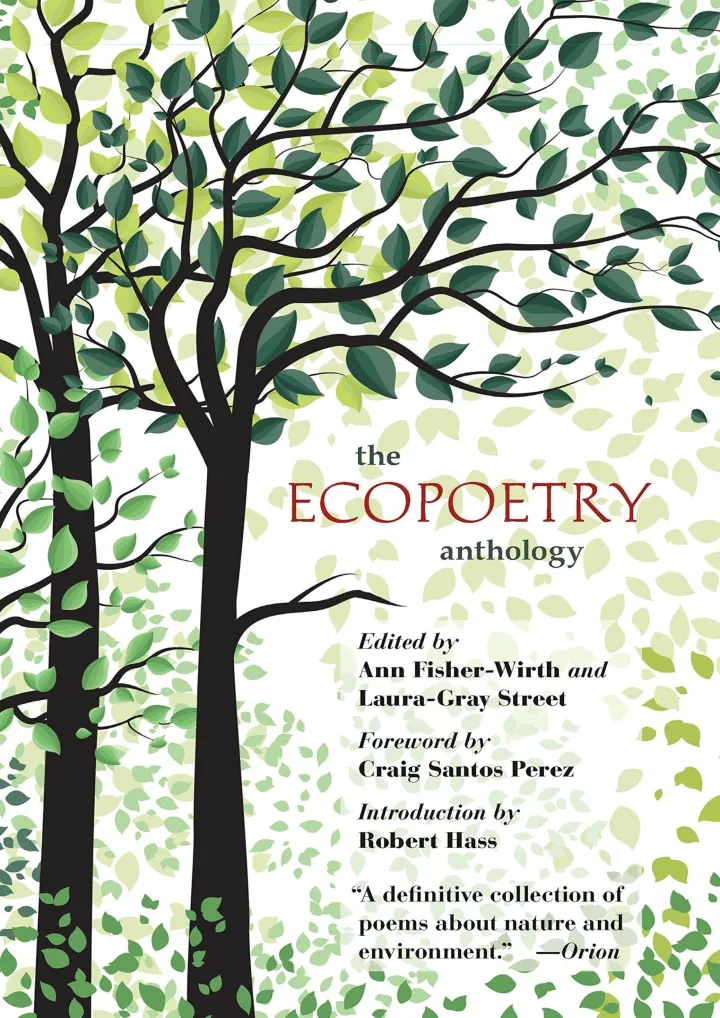 download pdf the ecopoetry anthology download