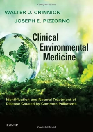 PDF_  Clinical Environmental Medicine: Identification and Natural Treatment of D