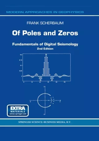 PDF/READ  Of Poles and Zeros: Fundamentals of Digital Seismology (Modern Approac