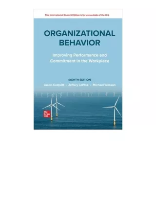 Download ISE Organizational Behavior Improving Performance and Commitment in the