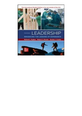 Ebook download ISE Leadership Enhancing the Lessons of Experience ISE HED IRWIN