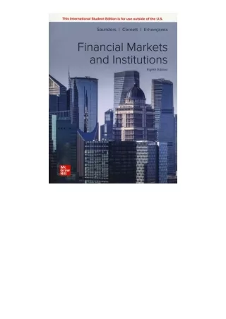 Kindle online PDF ISE Financial Markets and Institutions for android