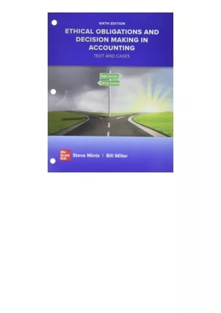 Kindle online PDF Loose Leaf Ethical Obligations and Decision Making in Accounti