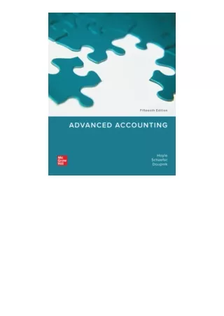 Download PDF Loose Leaf for Advanced Accounting unlimited