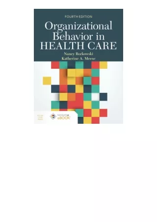Kindle online PDF Organizational Behavior in Health Care unlimited
