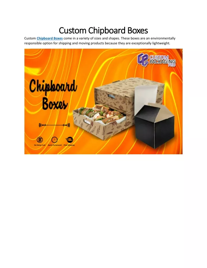 custom chipboard boxes custom chipboard boxes