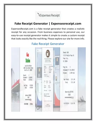 fake receipt generator expensesreceipt com