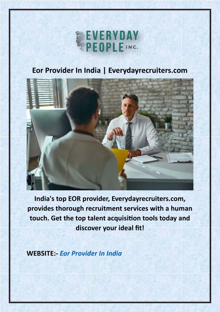 eor provider in india everydayrecruiters com