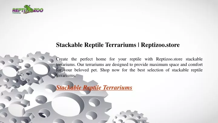 stackable reptile terrariums reptizoo store