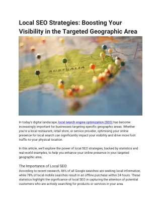 Mink Media- Local SEO Strategies_ Boosting Your Visibility in the Targeted Geographic Area