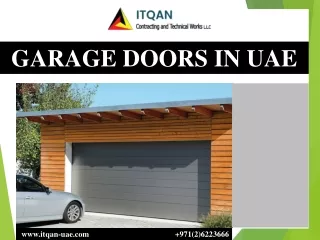 GARAGE DOORS IN UAE pptx