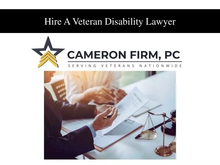 hire a veteran disability lawyer