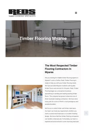 Timber Flooring Myaree