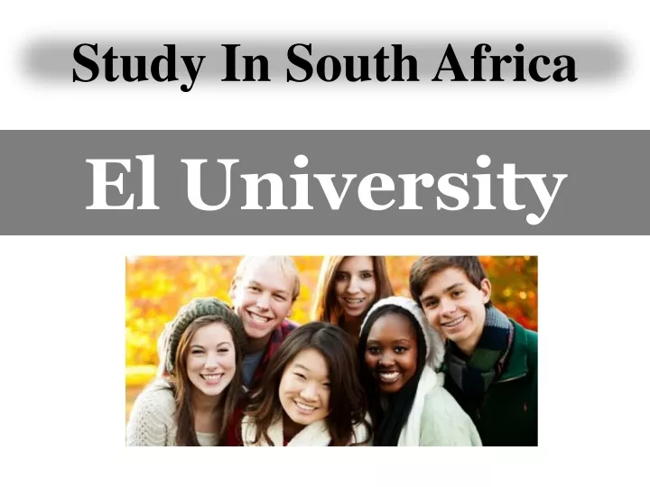 study in south africa