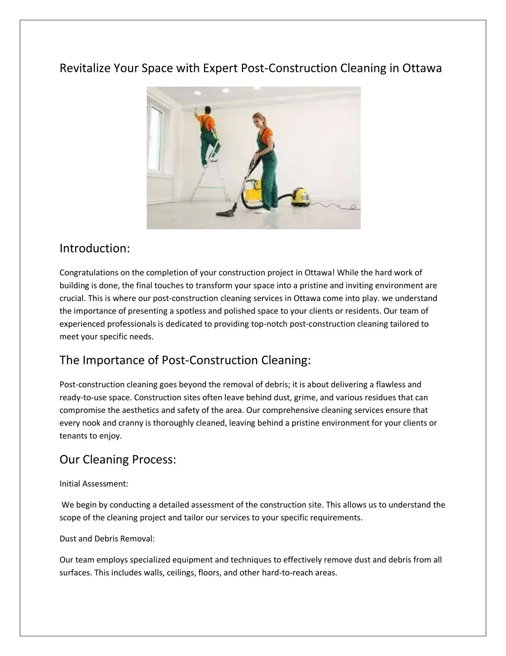 PPT - Revitalize Your Space with Expert Post PowerPoint Presentation ...