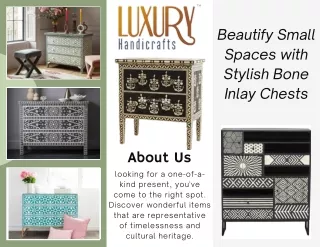 beautify small spaces with stylish bone inlay