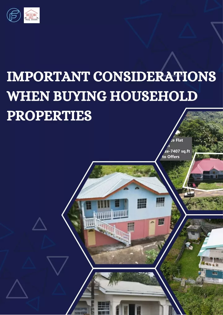 important considerations when buying household