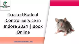 Trusted Rodent Control Service in Indore 2024 | Book Online