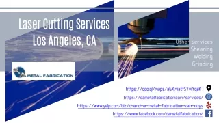 Laser Cutting Services Located in Los Angeles, CA