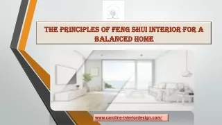 The Principles of Feng Shui Interior for A Balanced Home