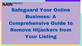 safeguard your online business a comprehensive