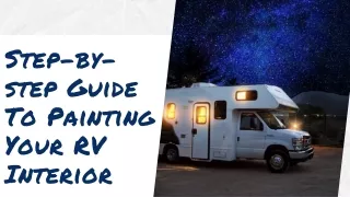 Step-by-Step Guide To Painting Your RV Interior