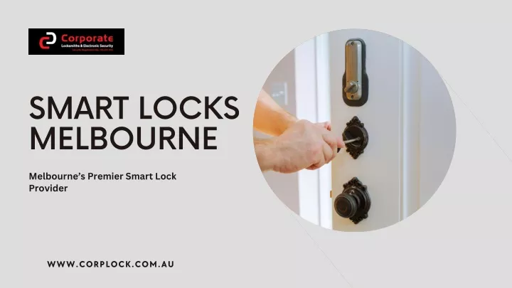 smart locks melbourne