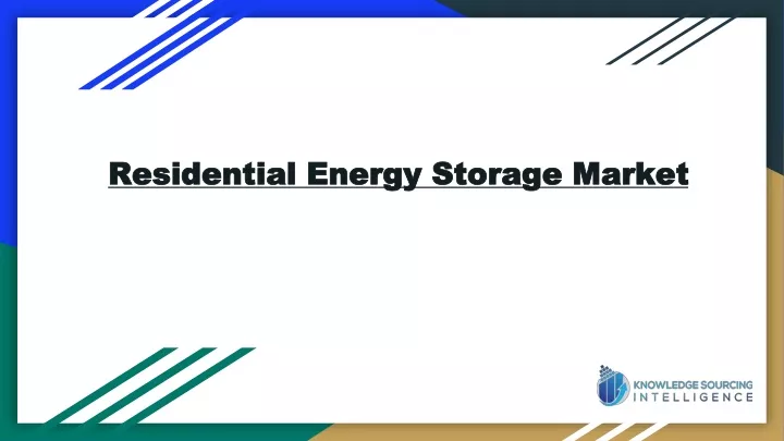 residential energy storage market residential