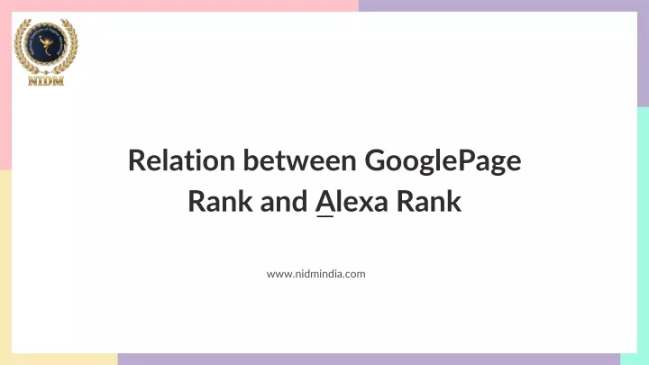 relation between googlepage rank and alexa rank