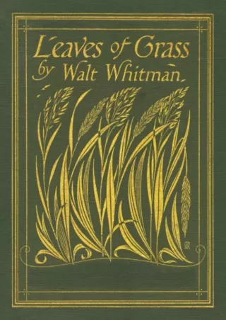 $PDF$/READ/DOWNLOAD Leaves of Grass: Unabridged Deathbed Edition with 400 Poems