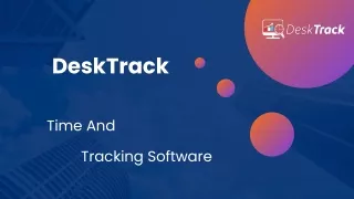 DeskTrack Time and Tracking Software (SaaS)