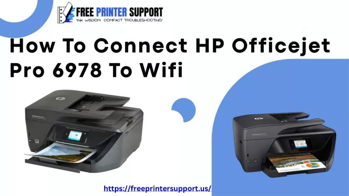 how to connect hp officejet pro 6978 to wifi