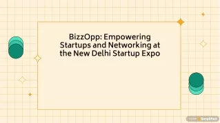 Bizzopp summit and startup expo