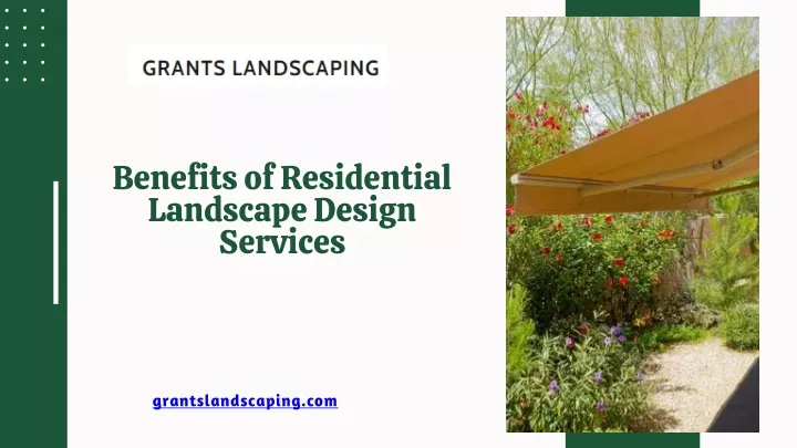 benefits of residential landscape design services