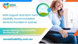 NDIS Support and Short Term Disability Accommodation Providers in Sydney