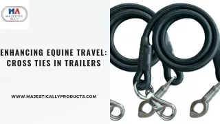 Enhancing Equine Travel Cross Ties in Trailers