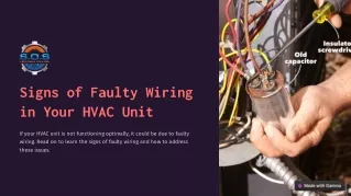 Signs of Faulty Wiring in Your HVAC Unit