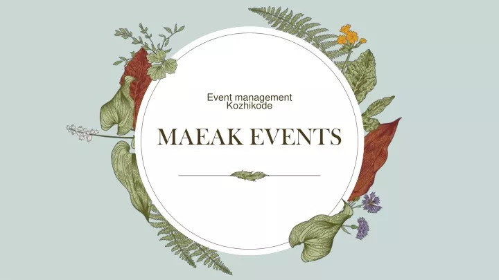event management kozhikode