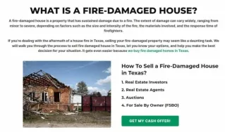 Sell Fire Damaged House Texas