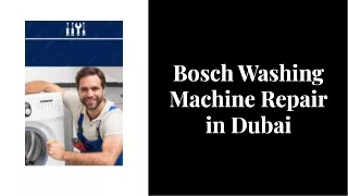 Bosch Washing Machine Repair in Dubai | 045864033