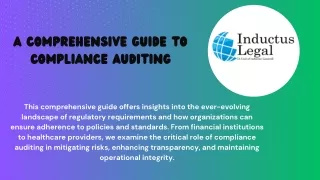 A Comprehensive Guide to Compliance Auditing