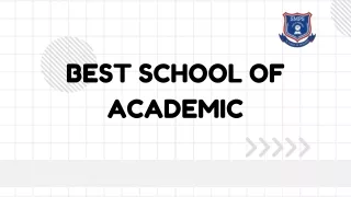 Best school of Academic