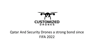 qatar and security drones a strong bond since